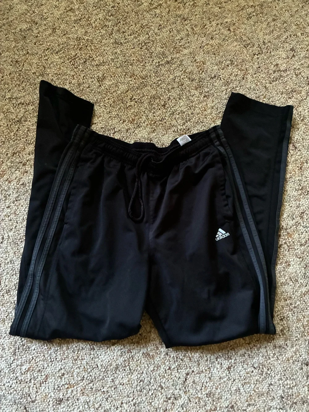 Adidas | Mens Black large sweatpants
